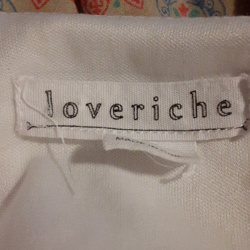 Love Riche Women's Long Sleeve White Embroidered Sleeve Body Suit Size Small - Picture 10 of 11